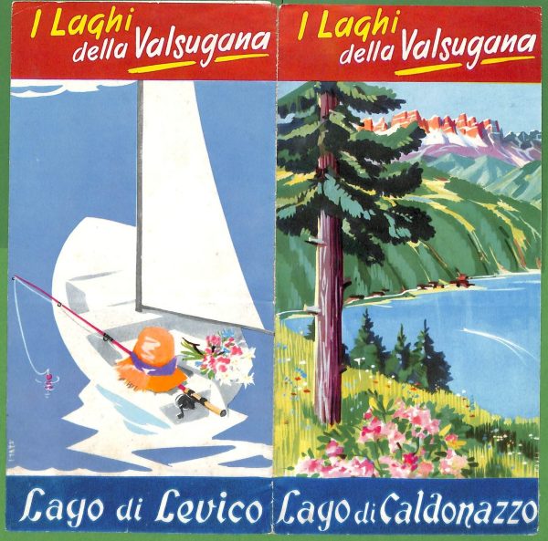 ZA1784 - PUBBLICITA' D'epoca - Libretto pubblicitario - LEVICO Valsugana TRENTO