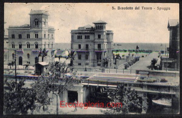 ae0642 - CARTOLINA  D'EPOCA - Ascoli Piceno Provincia - San Benedetto del Tronto