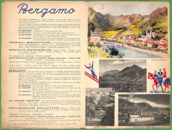 ZA1817 - PUBBLICITA' D'epoca - Libretto pubblicitario - BERGAMO 1940 - immagine 2