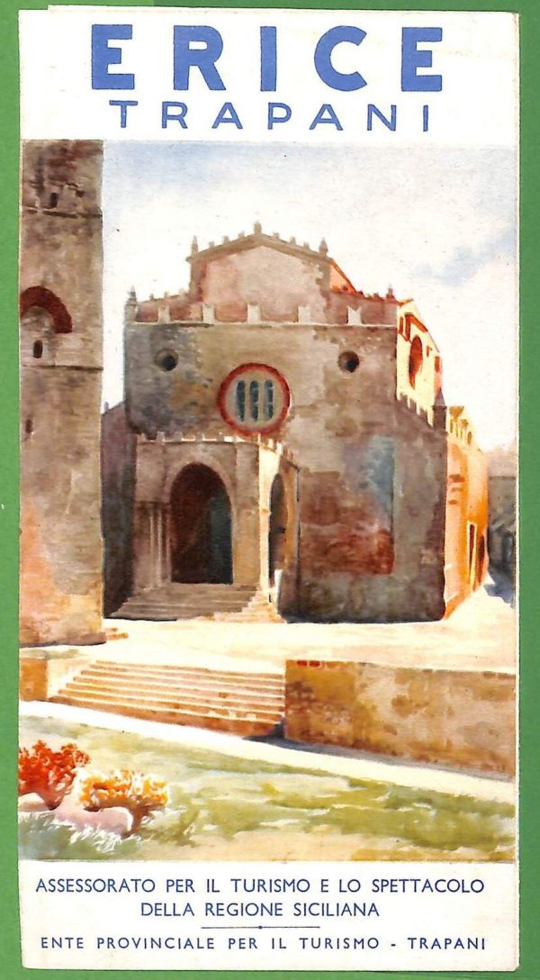 ZA1816 - PUBBLICITA' D'epoca - Libretto pubblicitario - ERICE Trapani SICILIA - immagine 2