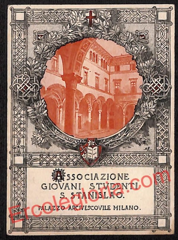 ag9277 - TESSERA DI RICONOSCIMENTO - Milano - Associazione Giovani Studenti