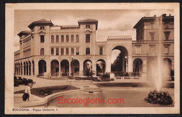 ae1965 - CARTOLINA  D'EPOCA - Bologna Città - Piazza Umberto I