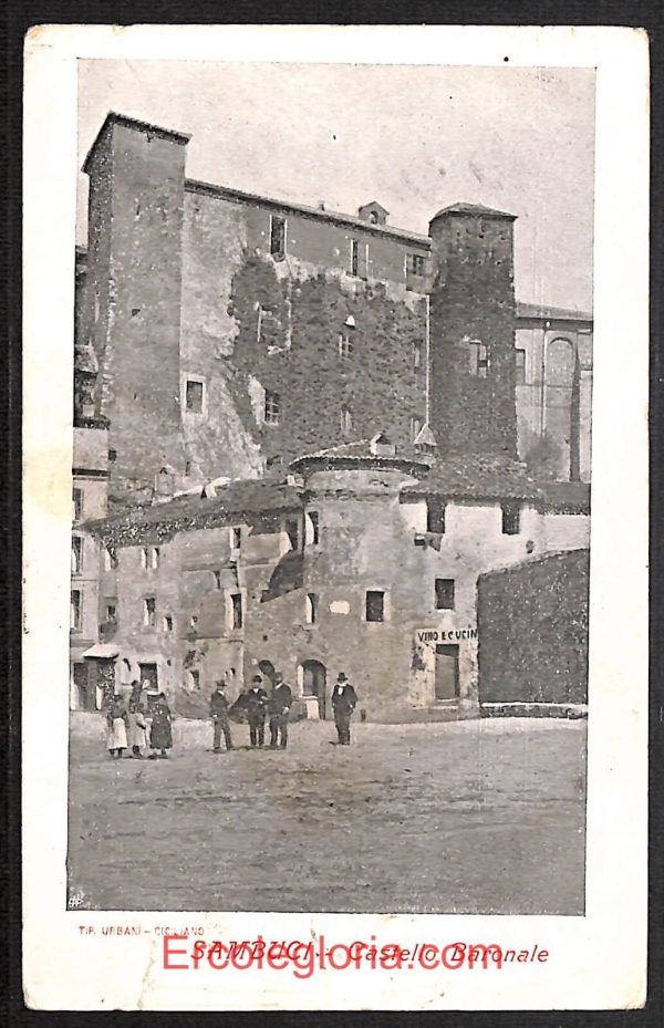 ad8599 - CARTOLINA D'EPOCA - Roma Provincia - Sambuci