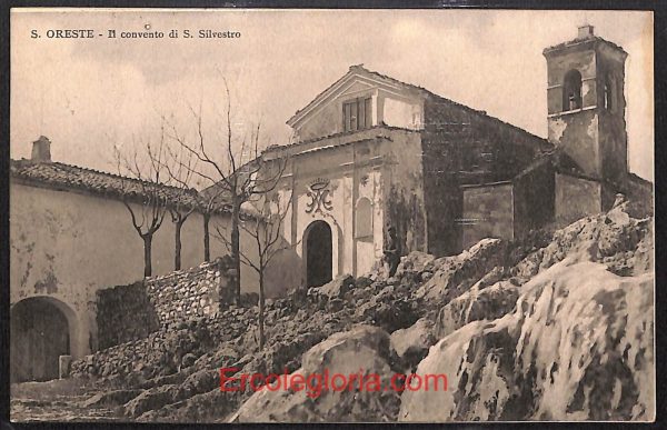 ad8601 - CARTOLINA D'EPOCA - Roma Provincia - Sant' Oreste  1909