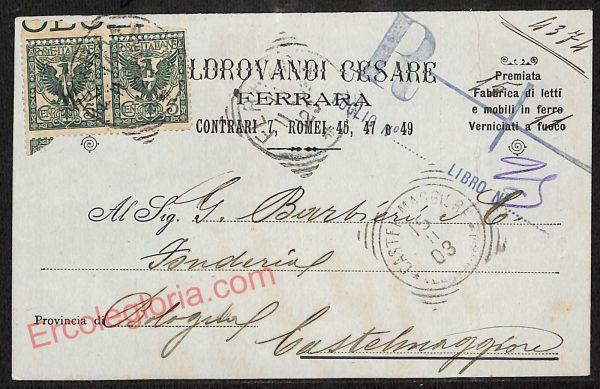 ae6144 - CARTOLINA D'EPOCA - Ferrara Città