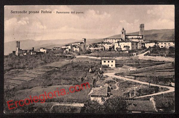 ah8330 - CARTOLINA D'EPOCA - Pistoia Provincia - Serravalle Pistoiese