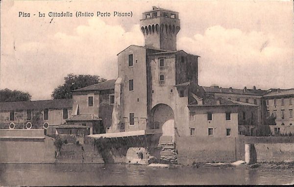 ad0050 - CARTOLINA D'EPOCA - Pisa Città - Antico Porto Pisano  1914