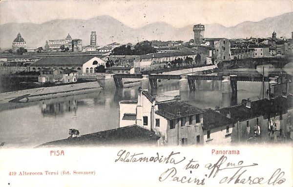 ad0052 - CARTOLINA D'EPOCA - Pisa Città