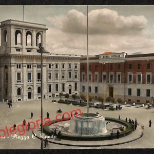 ai7570 - CARTOLINA D' EPOCA - Terni Città - Piazza Cornelio  Tacito