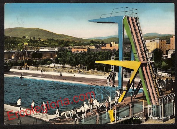 ai7571 - CARTOLINA D' EPOCA - Terni Città - Piscina Olimpionica