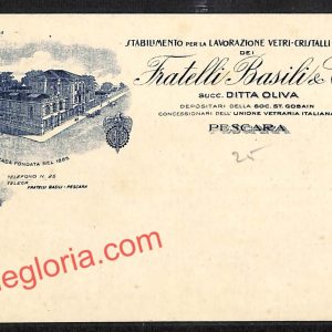 ah7286 - STORIA POSTALE - Pescara Città - Fratelli Basili
