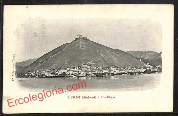ai7578 - CARTOLINA D' EPOCA - Terni Città - Il Lago di  Piediluco