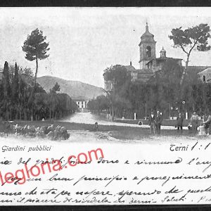ai7611 - CARTOLINA D' EPOCA - Terni Città - Giardini Pubblici
