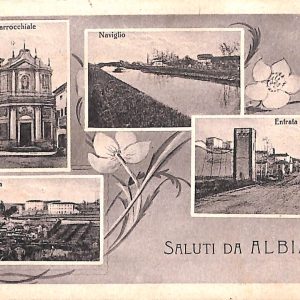 ab5559 - CARTOLINA  D'EPOCA - Trento Provincia : ALBIANO