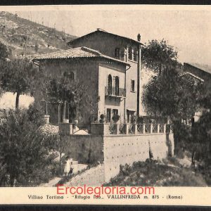 ad8701 - CARTOLINA D'EPOCA - Roma Provincia - Vallinfreda  1946