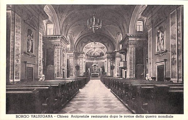 ab5561 - CARTOLINA  D'EPOCA - Trento Provincia : BORGO VALSUGANA