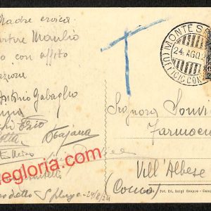 ai7114 - CARTOLINA D' EPOCA - Sondrio Provincia - Monte Spluga