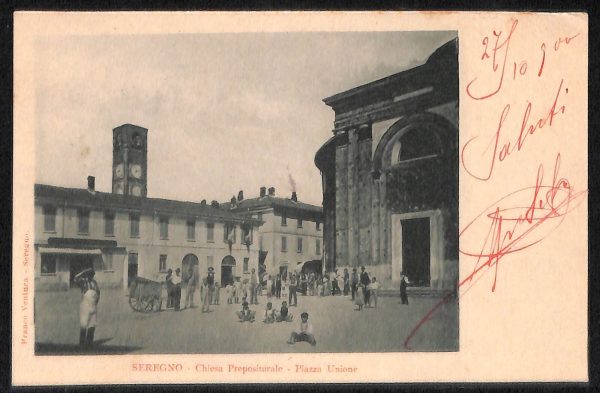 ac4455 - CARTOLINA D'EPOCA - Monza Provincia - SEREGNO  1900