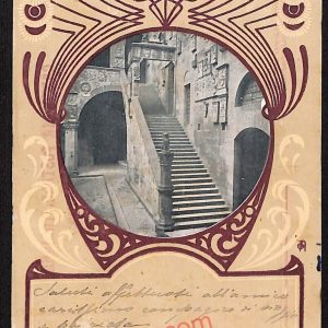ag0736 - CARTOLINA D'EPOCA - Frosinone Provincia - Settefrati  1906