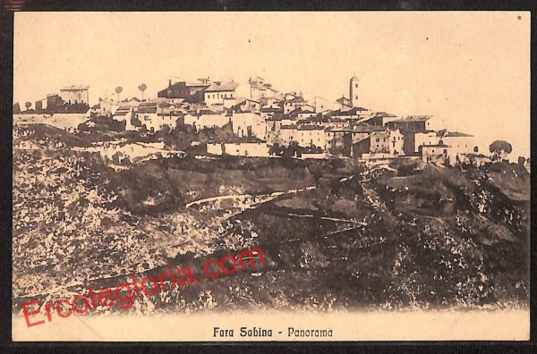 ai0510 - CARTOLINA D'EPOCA - Rieti Provincia - Fara in Sabina