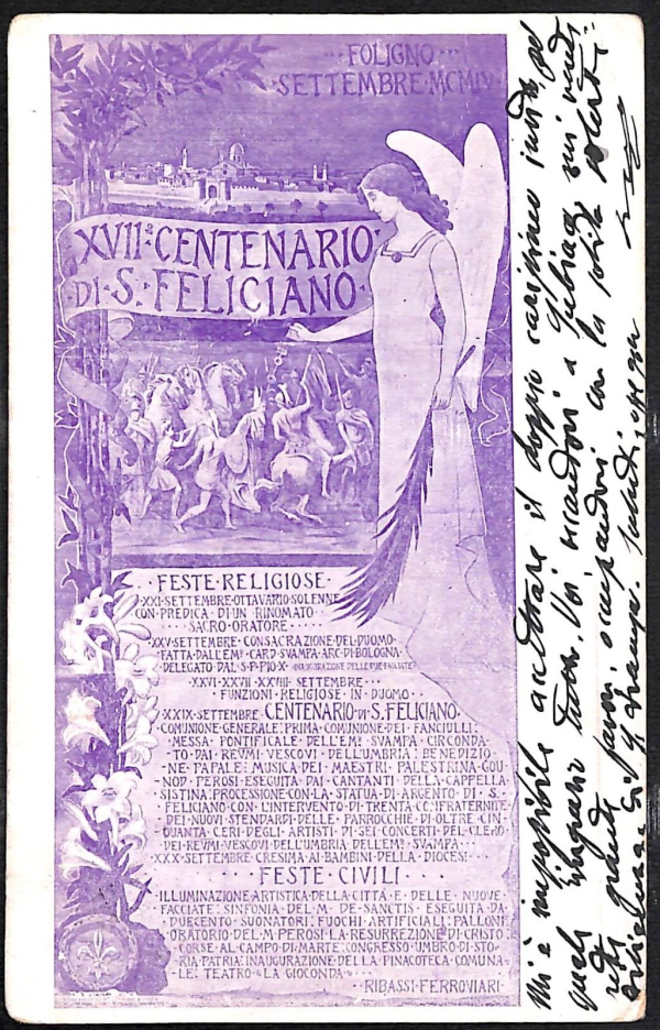 ac3228 - CARTOLINA  D'EPOCA - Perugia Provincia - FOLIGNO  1905