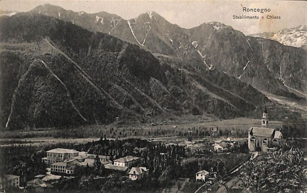 ab5850 - CARTOLINA  D'EPOCA - Trento Provincia : RONCEGNO