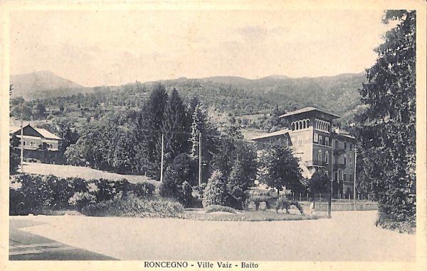 ab5857 - CARTOLINA  D'EPOCA - Trento Provincia : RONCEGNO