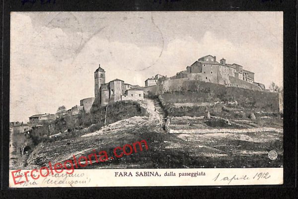 ai0511 - CARTOLINA D'EPOCA - Rieti Provincia - Fara in Sabina