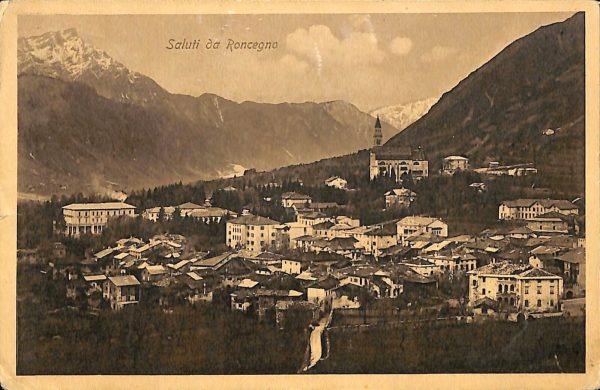 ab5858 - CARTOLINA  D'EPOCA - Trento Provincia : RONCEGNO