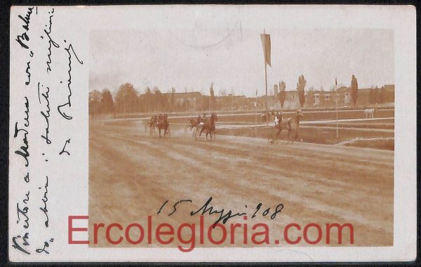 P0746- CARTOLINA  D'EPOCA - Modena Città - Ippodromo FOTOGRAFICA Corse!!