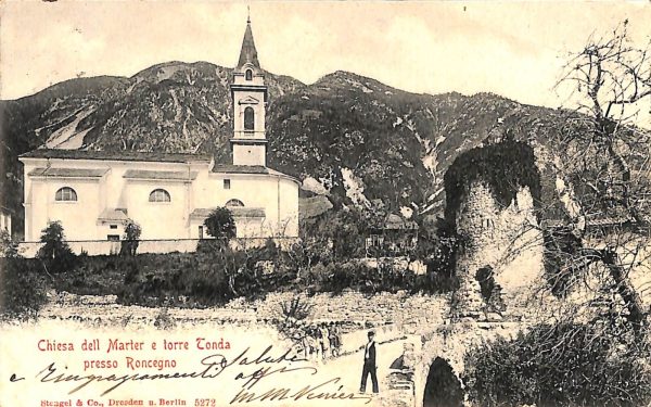 ab5860 - CARTOLINA  D'EPOCA - Trento Provincia : RONCEGNO 1901