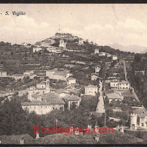 ae1361 - CARTOLINA  D'EPOCA - Bergamo Città - S. Vigilio  1921