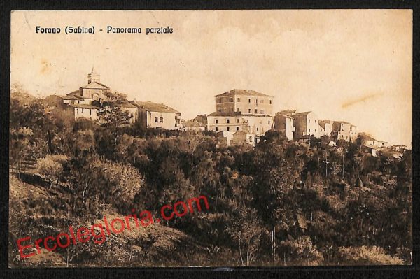 ai0512 - CARTOLINA D'EPOCA - Rieti Provincia - Forano