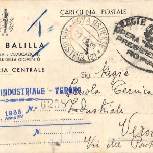 ab3424 - CARTOLINA D'EPOCA - Roma Città - OPERA BALILLA
