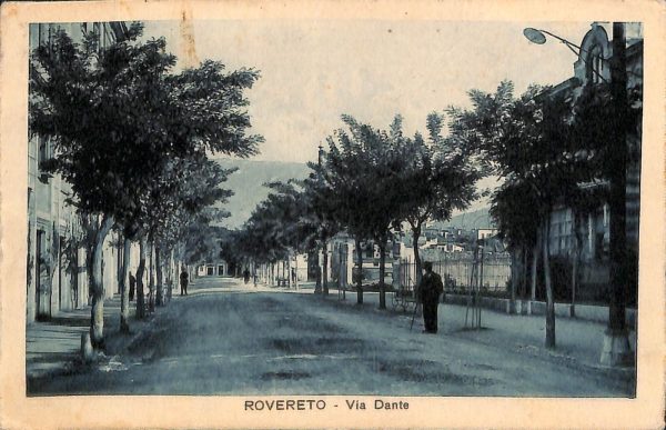 ab5907   - CARTOLINA  D'EPOCA - Trento Provincia : ROVERETO 1927