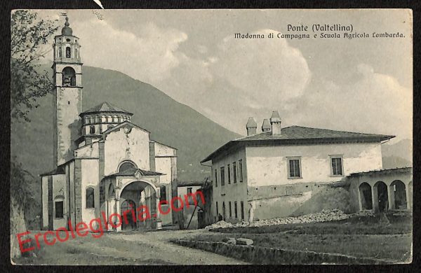 ai7120 - CARTOLINA D' EPOCA - Sondrio Provincia - Ponte in Valtellina