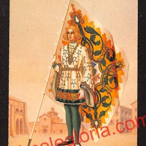 ai5456 CARTOLINA D'EPOCA - I 17 Paggi delle Storiche Contrade di Siena : Selva