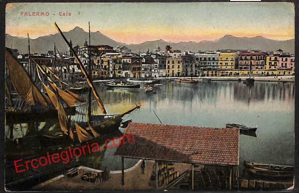 ah4876 - CARTOLINA D'EPOCA - Palermo Città - La Cala