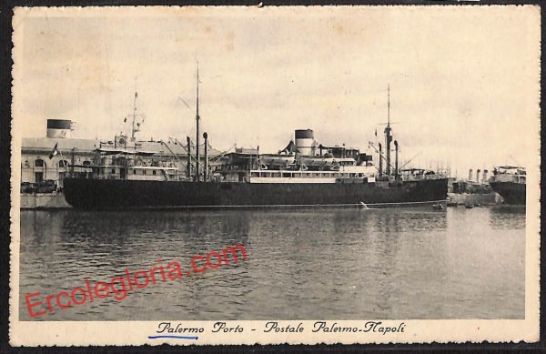 ah4877 - CARTOLINA D'EPOCA - Palermo Città - Il Porto