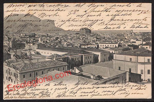 ah4866 - CARTOLINA D'EPOCA - Palermo Città - Panorama