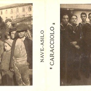 ab8565  - CARTOLINA  D'EPOCA - Napoli  Città - NAVE  ASILO Caracciolo