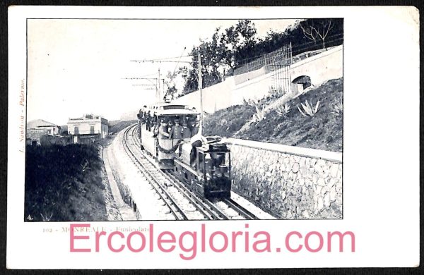 ad3964 - CARTOLINA  D'EPOCA - Palermo Provincia - MONREALE -  Funicolare
