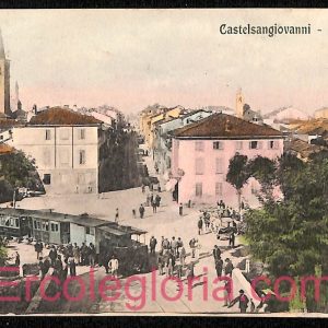 ad3973 - CARTOLINA D'EPOCA - Piacenza Provincia - Castel San Giovanni  PANORAMA