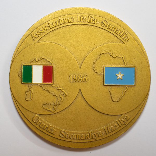 NA0121 - Medaglia Italia Associazione Italia - Somalia 1986