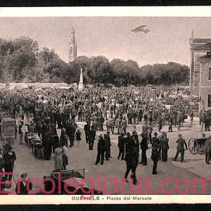 ad3956 - CARTOLINA D'EPOCA - Vicenza Provincia - Dueville - Piazza del mercato