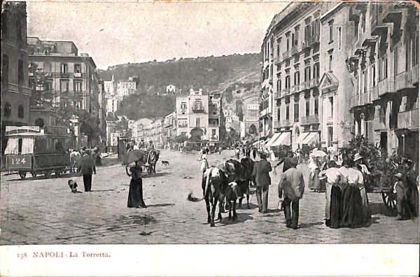 ab8572  - CARTOLINA  D'EPOCA - Napoli  Città  - LA TORRETTA