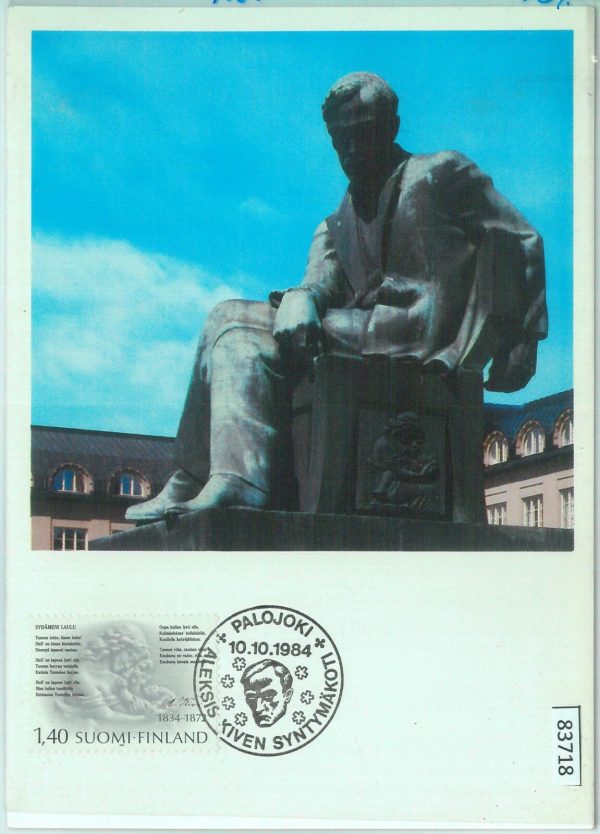 83718 - FINLAND - Postal History - MAXIMUM CARD 1984 LITTERATURE