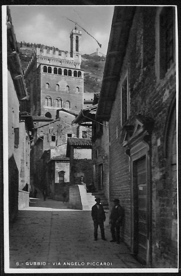ac3234 - CARTOLINA  D'EPOCA - Perugia Provincia - GUBBIO  1934