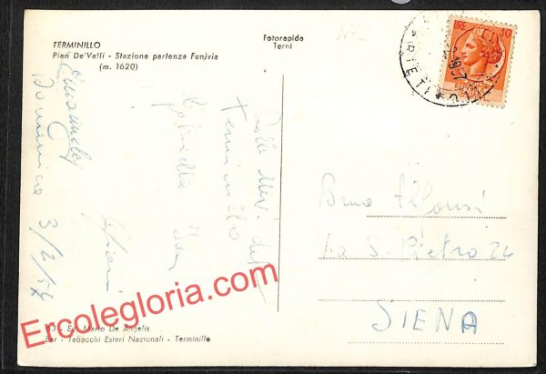 ai0521 - CARTOLINA D'EPOCA - Rieti Provincia - Monte Terminillo - immagine 2