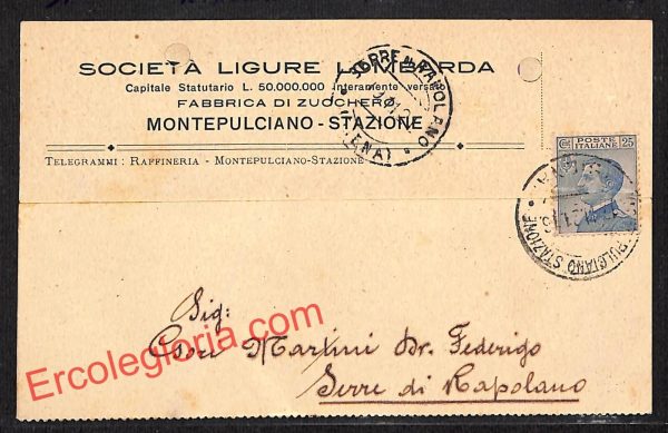 ai5626 - STORIA POSTALE - Siena Provincia - Montepulciano